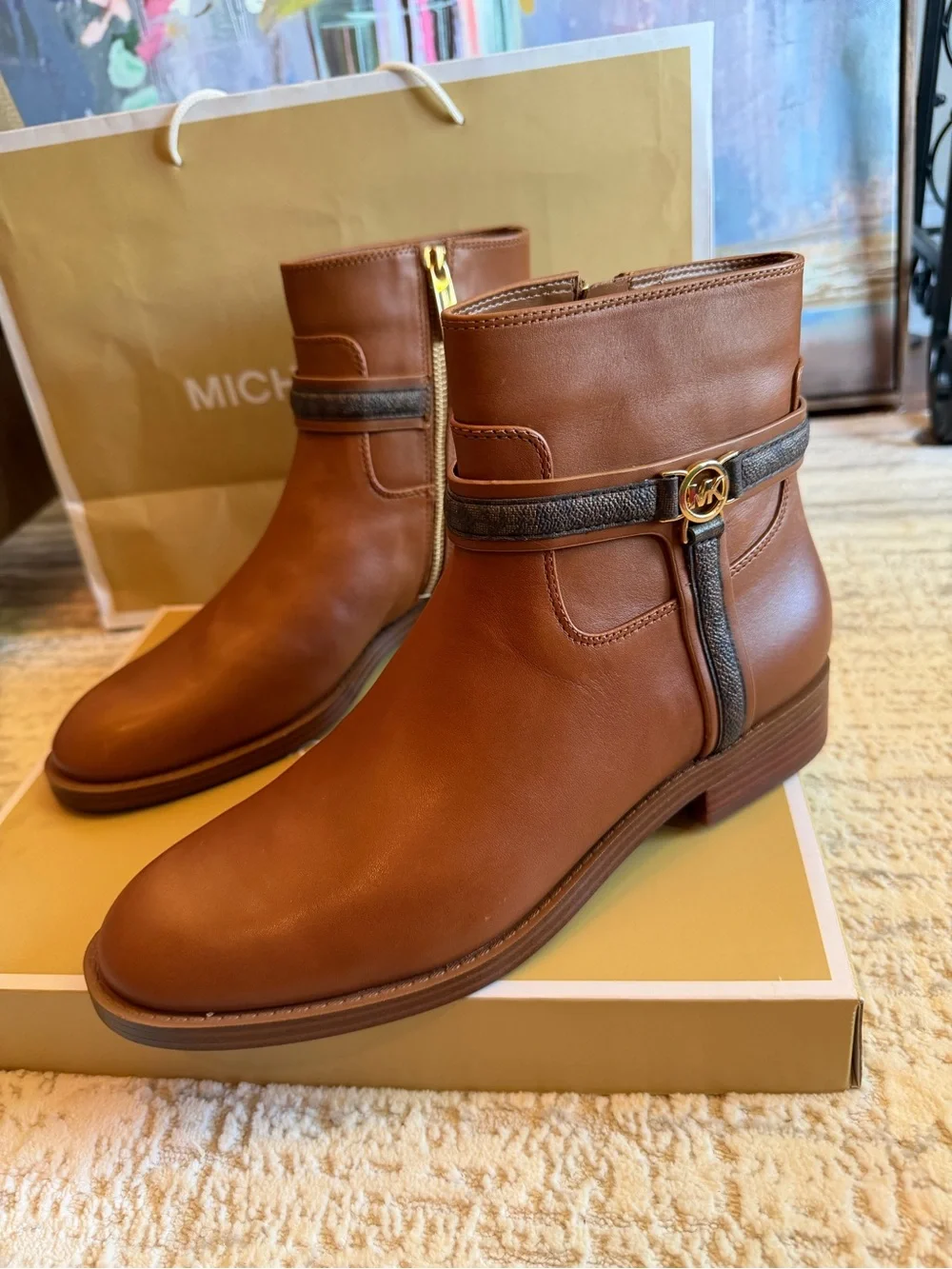 Michael Kors Mindy Flat Ankle Bootie